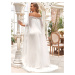 Elegantní šaty s vlečkou pro nevěstu