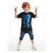 Denokids Rock On Boys T-shirt Capri Shorts Set