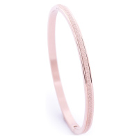 Bangles.cz Náramek chirurgická ocel Shine rose gold 729