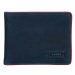 Lagen Pánská kožená peněženka 250043 modro červená