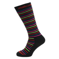 BLIZZARD-Viva Allround ski socks junior, black/rainbow stripes Černá