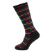 BLIZZARD-Viva Allround ski socks junior, black/rainbow stripes Černá