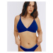 Organic Basics Core Triangle Bralette Vibrant Blue