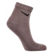 Nike EVERY DAY PLUS Pánské středně vysoké ponožky, růžová, velikost