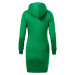 Malfini Snap Dámské mikinové šaty 419 středně zelená