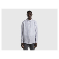 Benetton, Shirt In Pure Linen