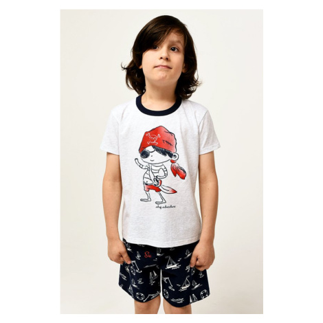 Chlapecké pyžamo Italian Fashion Kastos Šedo-tmavěmodrá