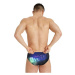 Pánské plavky arena swim briefs placement black/soft green/multi