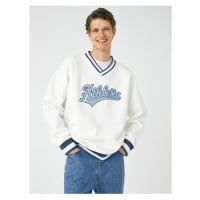 Koton Men's White Sweatshirt