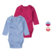 lupilu® Dívčí body s dlouhými rukávy BIO, 2 kusy (baby/infant)