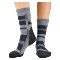 Noviti vlněné SW 003 M 02 šedé Pánské ponožky