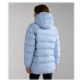 Napapijri NORTHFARER PUF L Dámská zimní bunda, světle modrá, velikost