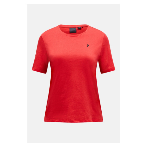 Tričko peak performance w explore graphic tee brilliant red/black/