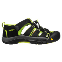 Dětské sandály Keen Newport H2 JR Black/Lime Green