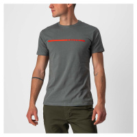 CASTELLI Cyklistické triko s krátkým rukávem - VENTAGLIO TEE - červená/šedá