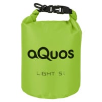 AQUOS LT DRY BAG 5L Vodotěsný vak s rolovacím uzávěrem, světle zelená, velikost