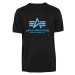 Alpha Industries Tričko Basic T-Shirt černá | modrá