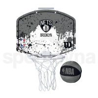 Wilson NBA Team Mini Hoop Bro Nets U WTB1302BR - black
