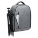 Speciální voděodolný a protiotřesový batoh na fotoaparát Kono - světle šedý