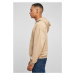 Pánská mikina polozip // Urban Classics / Boxy Zip Hoody unionbeige