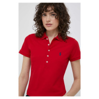 Polo tričko Polo Ralph Lauren červená barva