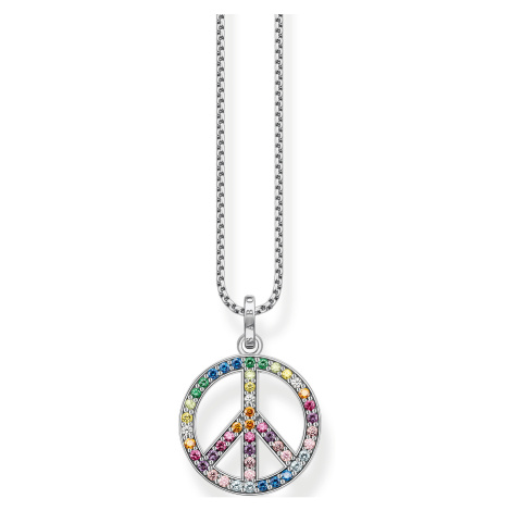 Thomas Sabo KE2170-318-7 Ladies Necklace - Peace Rainbow
