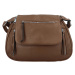 Trendy dámská koženková crossbody kabelka Laura,  khaki