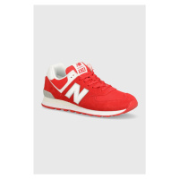 Sneakers boty New Balance 574 červená barva, U574GEE