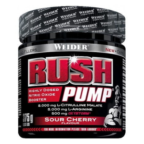 Weider Rush Pump, 375 g, předtréninková vasodilatační směs bez kofeinu a kreatinu Varianta:
