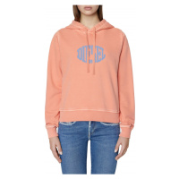 Mikina diesel f-reggy-hood-e2 sweat-shirt oranžová