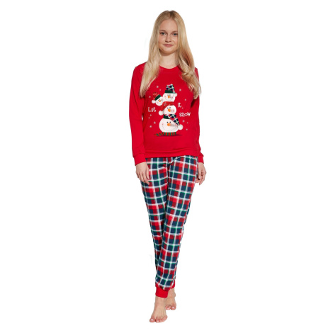 Dívčí pyžamo 592/172 Snowman 2 - CORNETTE