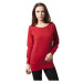 Urban Classics Ladies Wideneck Crewneck red