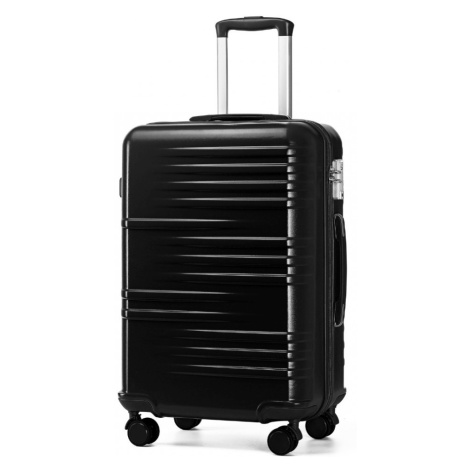 Černý kvalitní cestovní velký kufr Zain Kono