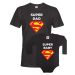 Dětské body pro miminko a tričko pro otce Super Dad a Baby