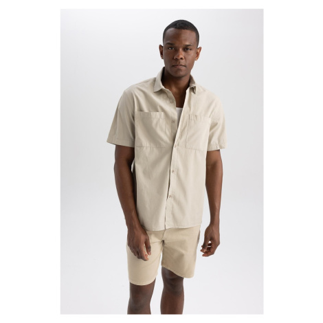 DEFACTO Relax Fit Cotton Short Sleeve Shirt