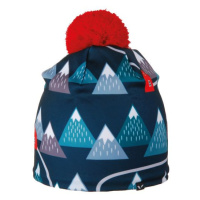 Dětská sportovní zimní čepice Viking PIXI tmavě modrá/červená