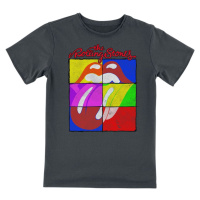 The Rolling Stones Amplified Collection - Kids - Square Tongue detské tricko charcoal