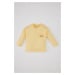 DEFACTO Baby Boy Crew Neck Printed Long Sleeve T-Shirt