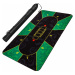 Garthen Skládací pokerová podložka, zelená/černá, 200 x 90 cm