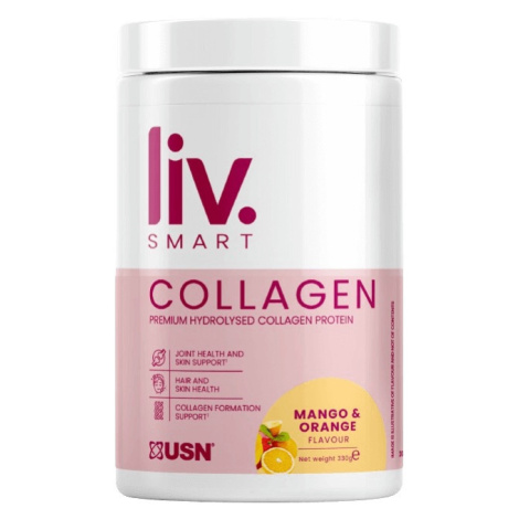 USN LivSMART Collagen 330 g - mango/pomeranč