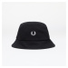 FRED PERRY Pique Bucket Hat Black/ Snow white