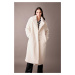 DEFACTO Regular Fit Plush Coat