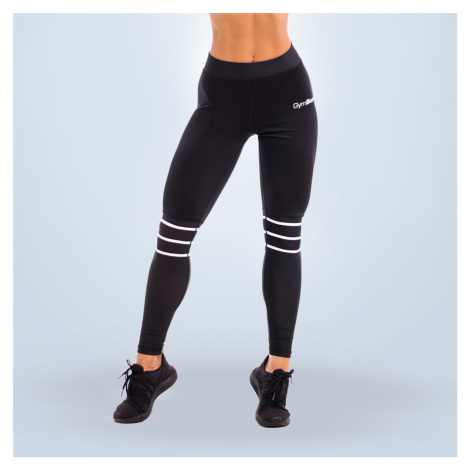 GymBeam Dámske legíny Stripes Black