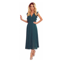 Dámské šaty Numoco 315-1 EMILY | zelená