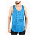 Madmext Printed Blue Singlet 2446