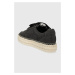 Espadrilky Calvin Klein Jeans ESPADRILLE SNEAKER CS BTW černá barva, na platformě, YW0YW01437