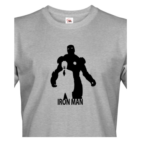 Pánské tričko s motivem IRON MANA - skvělý dárek pro fanoušky Marvel BezvaTriko
