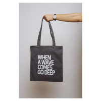 Lake Malawi Tote Bag, When A Wave (Grey)