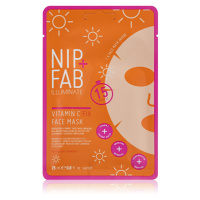 NIP+FAB Vitamin C Fix plátýnková maska na obličej 25 ml
