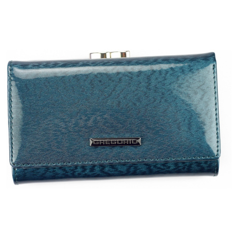 Dámská kožená peněženka Gregorio PT-108 modrá